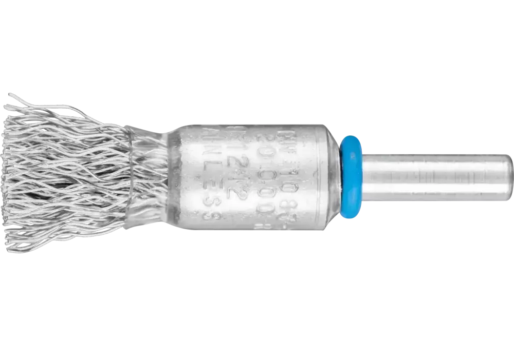 Niepleciona szczotka-pędzelek PBU Ø13 mm trzpień Ø6 mm drut ze stali nierdzewnej Ø0,35 1