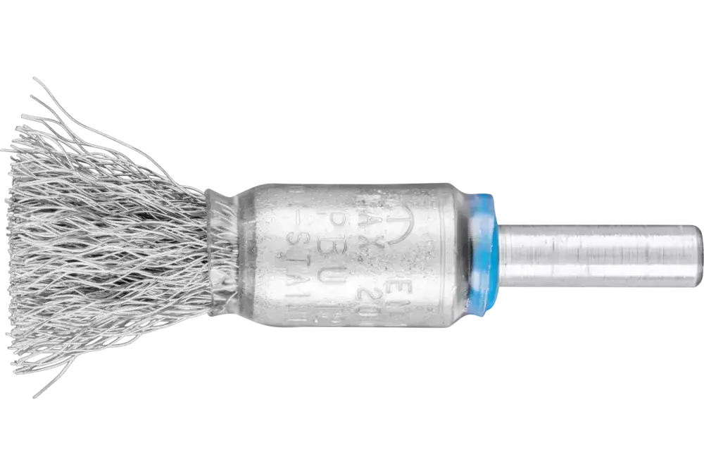 Niepleciona szczotka-pędzelek PBU Ø13 mm trzpień Ø6 mm drut ze stali nierdzewnej Ø0,20 1