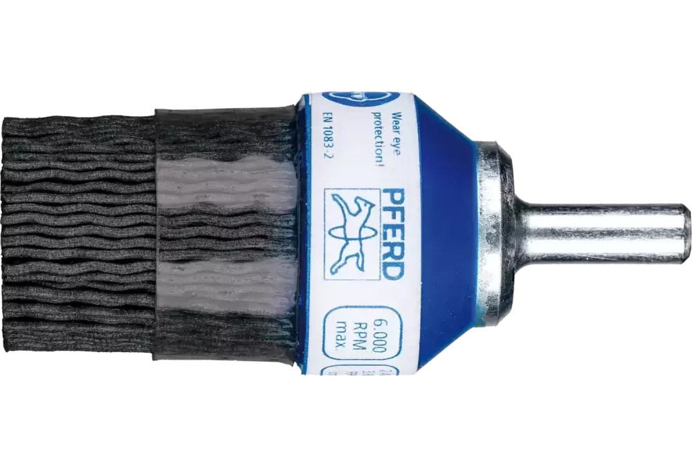 SZCZOTKI KOMPOZYTOWE pędzelkowe FLEX RBUP Ø 38 mm, trzpień Ø 6 mm, włókno ceramiczne Ø 1,00 mm, ziarno 120, stacjonarne 1