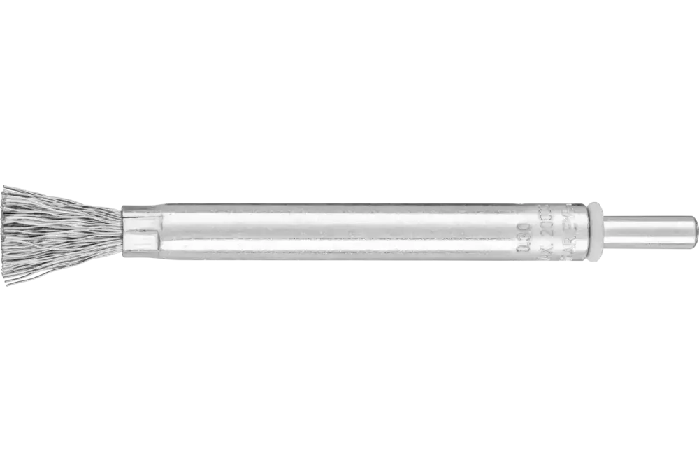 Szczotka-pędzelek długa niepleciona PBUL Ø10 mm trzpień Ø6 mm drut stalowy Ø0,30 1