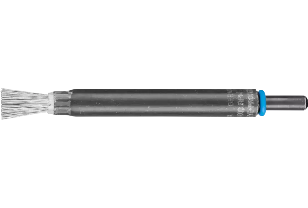 Szczotka-pędzelek długa niepleciona PBUL Ø10 mm trzpień Ø6 mm drut ze stali nierdzewnej Ø0,30 1