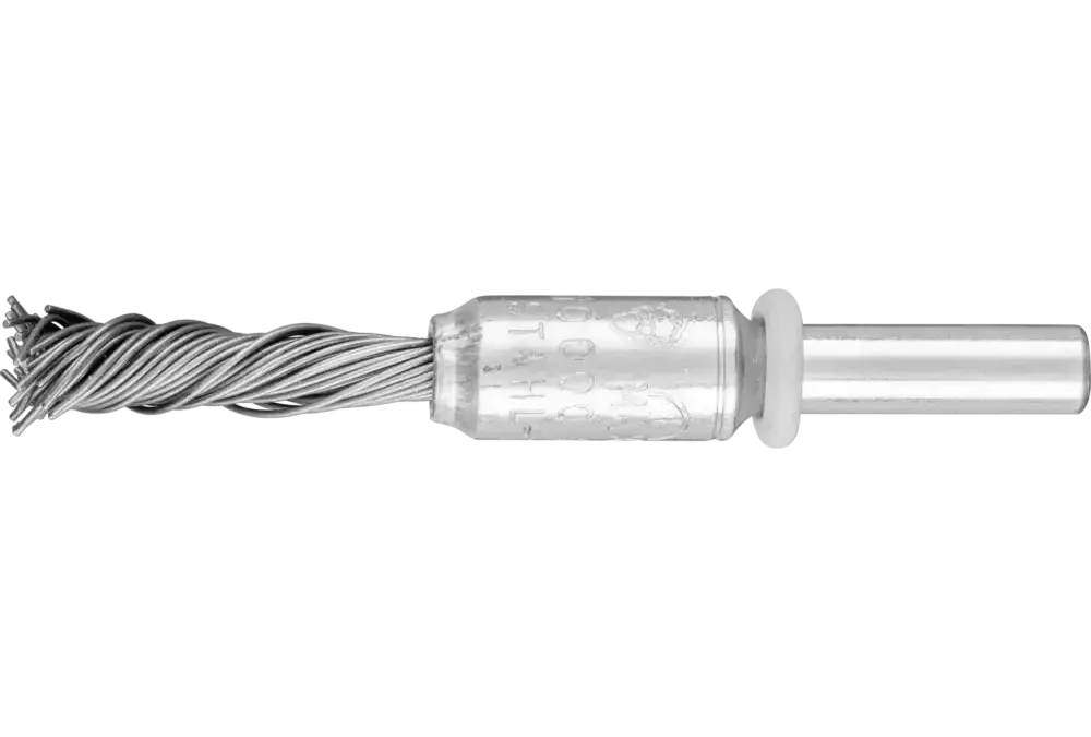 Pleciona szczotka-pędzelek SINGLETWIST PBGS Ø10 mm trzpień Ø6 mm drut stalowy Ø0,50 1