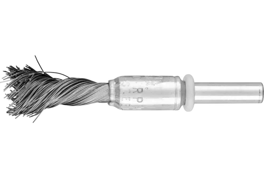 Pleciona szczotka-pędzelek SINGLETWIST PBGS Ø12 mm trzpień Ø6 mm drut stalowy Ø0,20 1