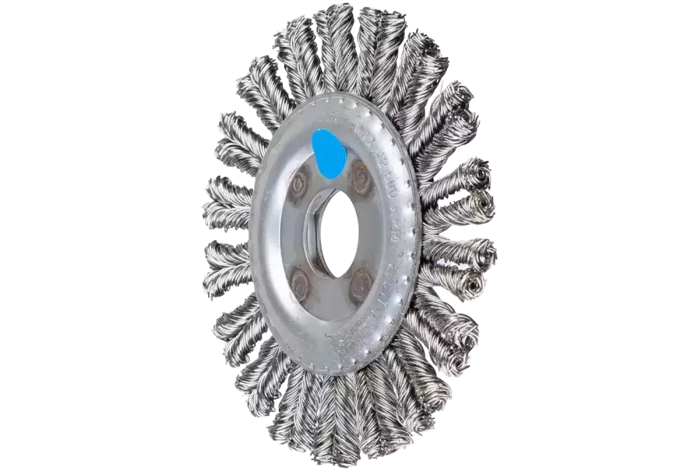 Szczotka TOTAL COMBITWIST PIPE INOX TOTAL RBGIT Ø 115 x 6 x 22,2 mm, drut ze stali nierdzewnej Ø 0,50 mm do szlifierki kątowej 1