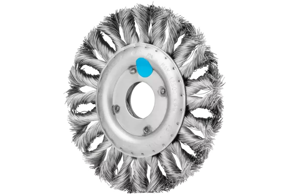 Szczotka tarczowa COMBITWIST INOX-TOTAL RBGIT Ø 115 x 12 x 22,2 mm, drut ze stali nierdzewnej Ø 0,35 mm do szlifierki kątowej 1
