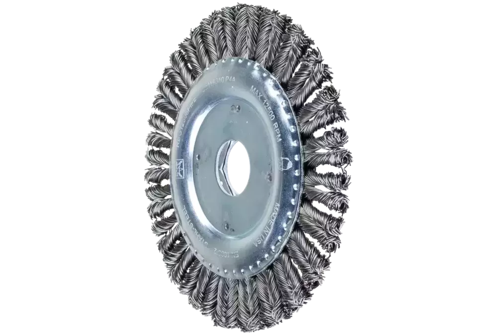 Szczotka pleciona COMBITWIST PIPELINE RBG Ø 125 x 6 x 22,2 mm, drut ze stali nierdzewnej Ø 0,50 mm do szlifierki kątowej 1