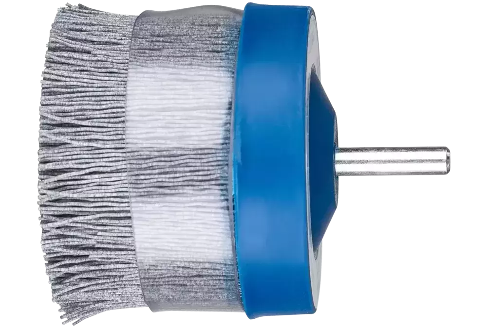 SZCZOTKI KOMPOZYTOWE talerzowe DBUR Ø 63 mm, trzonek Ø 6 mm, włókno SiC Ø 0,55 mm, ziarno 120, stacjonarne 1