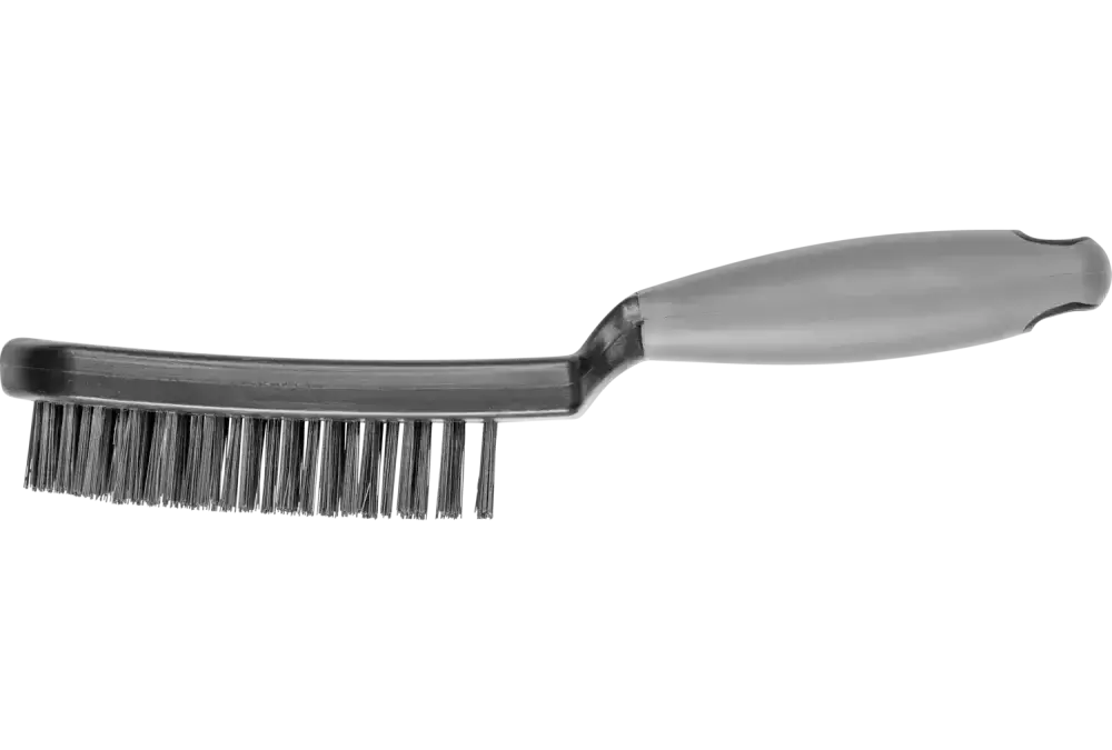 Szczotka ręczna z plastikowym korpusem i ergonomicznym uchwytem HBUP 5-rzędowa drut stalowy Ø0,40 1