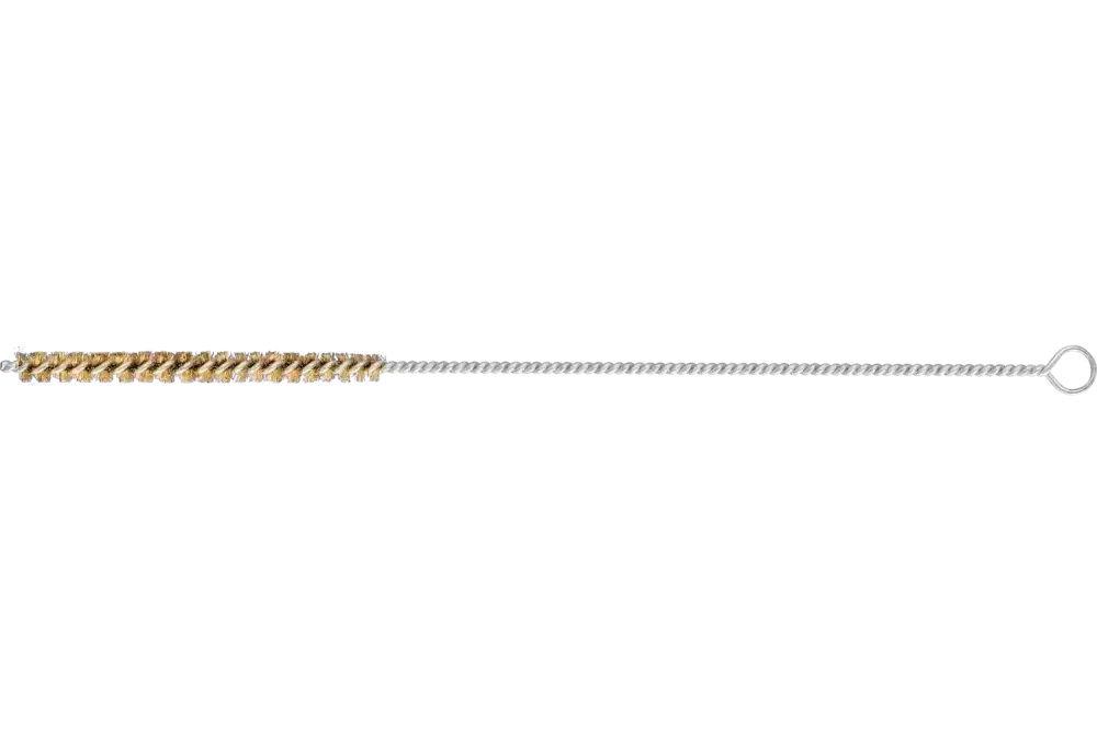 Szczotka wewnętrzna IBU Ø8 × 100 mm z uchwytem drut mosiężny Ø0,15 1