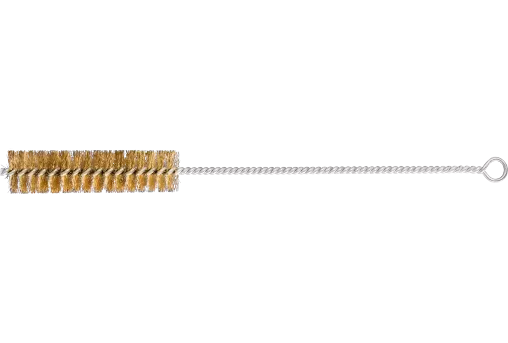 Szczotka wewnętrzna IBU Ø25 × 100 mm z uchwytem drut mosiężny Ø0,15 1