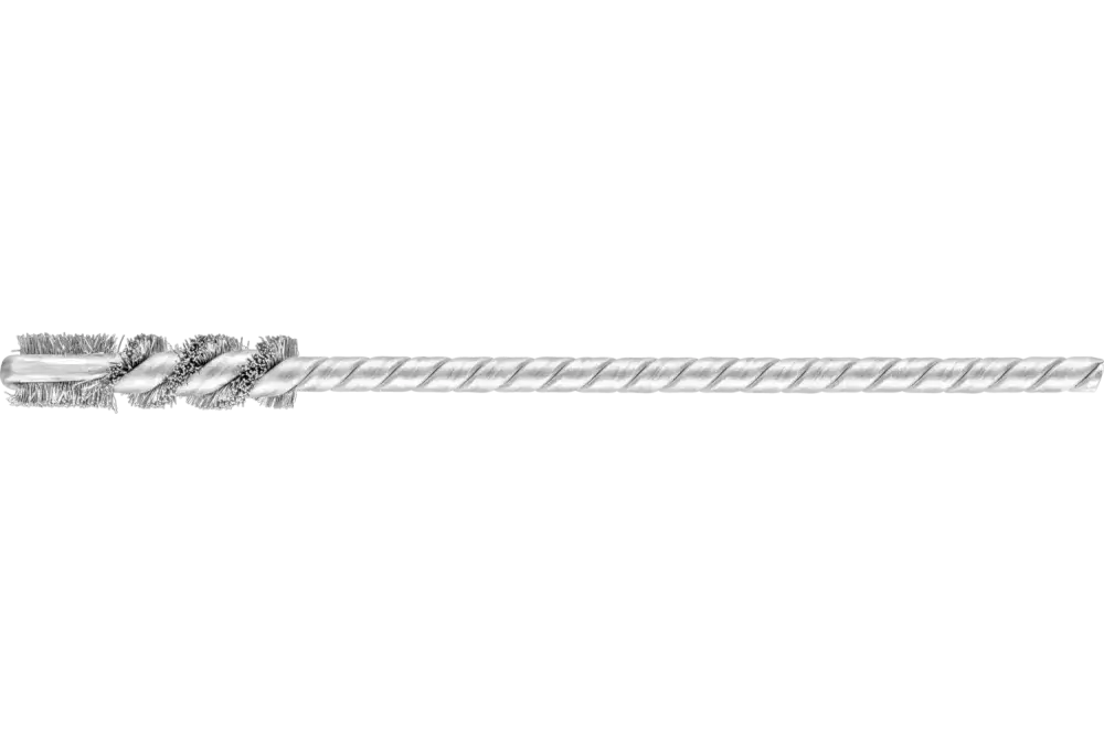 Szczotka wewnętrzna IBU Ø6 × 25 mm trzpień Ø3,2 mm drut ze stali nierdzewnej Ø0,12 1