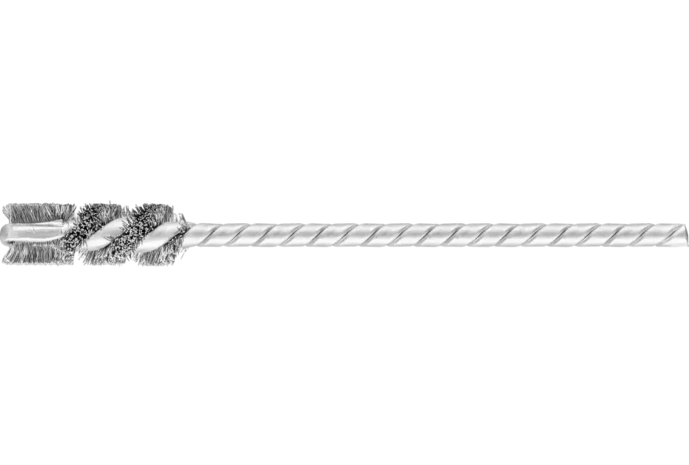 Szczotka wewnętrzna IBU Ø8 × 25 mm trzpień Ø3,2 mm drut stalowy Ø0,12 1