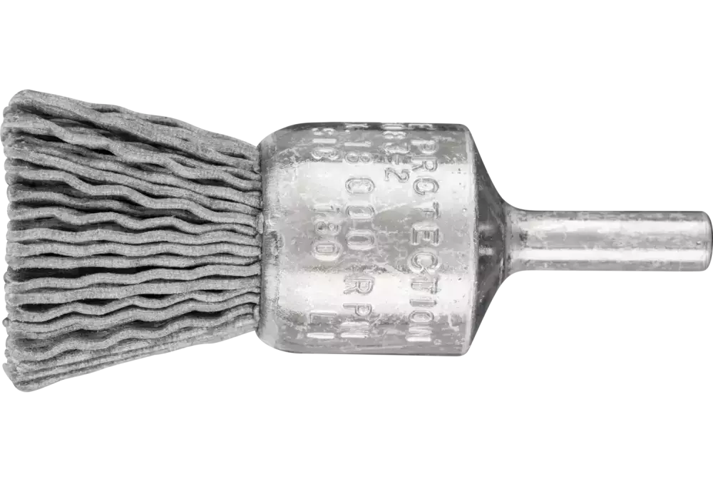 Niepleciona szczotka-pędzelek POS PBU Ø20 mm trzpień Ø6 mm włókno SiC Ø0,90 ziarno 180 1