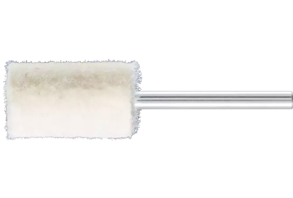 Twarde filcowe trzpienie polerskie o kształcie walcowym Ø 12 × 20 mm trzpień Ø 3 mm 1