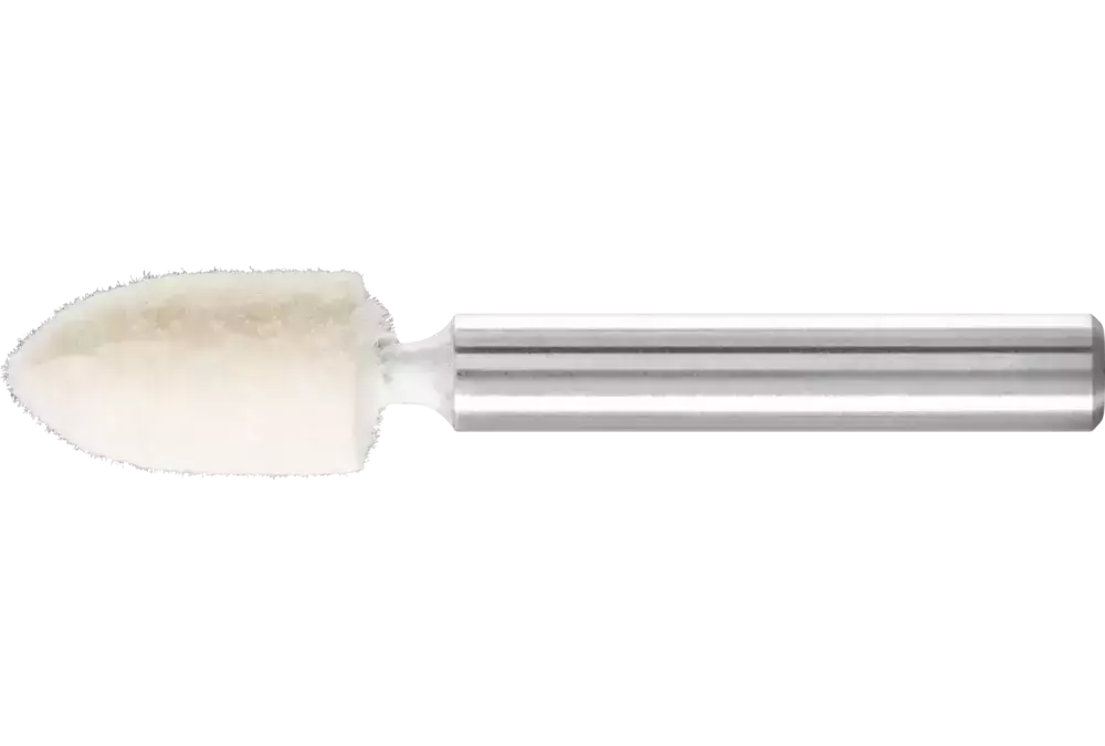 Twarde filcowe trzpienie polerskie o kształcie ostrostożkowym Ø 10 × 18 mm trzpień Ø 6 mm 1