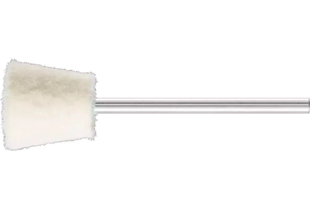 Średnio twarde filcowe trzpienie polerskie o kształcie kątowym Ø 12 × 12 mm trzpień Ø 2,35 mm 1