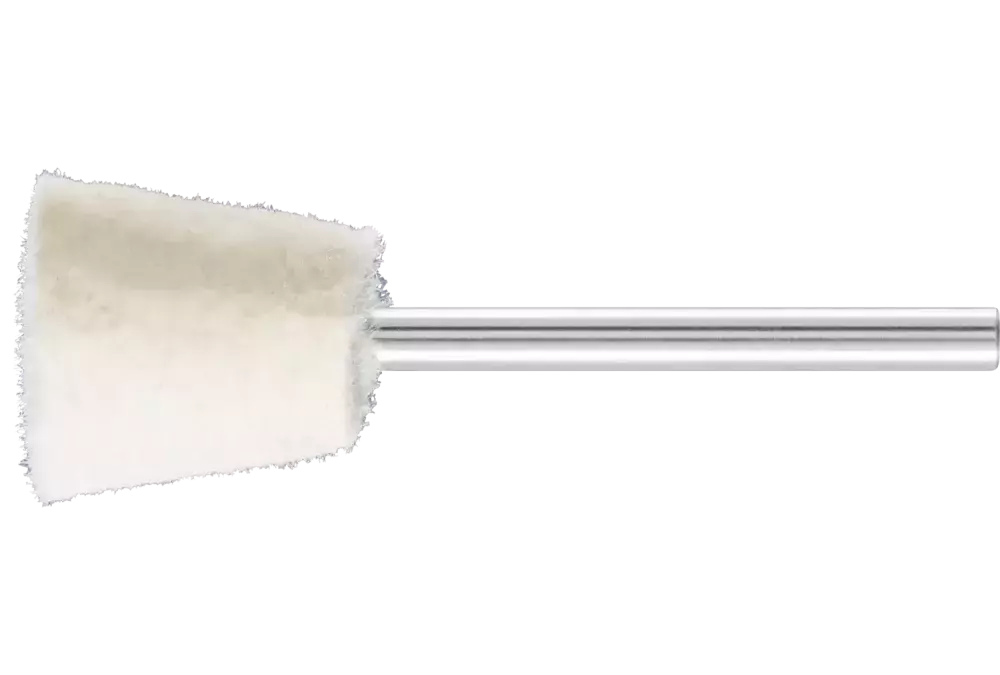 Twarde filcowe trzpienie polerskie o kształcie kątowym Ø 15 × 15 mm trzpień Ø 3 mm 1