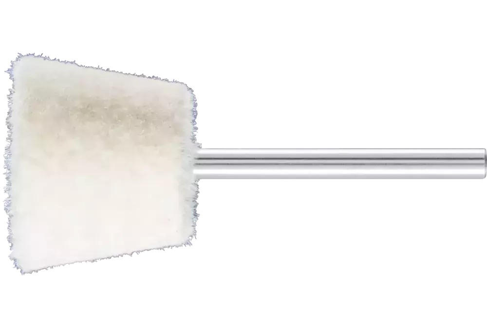 Średnio twarde filcowe trzpienie polerskie o kształcie kątowym Ø 20 × 16 mm trzpień Ø 3 mm 1