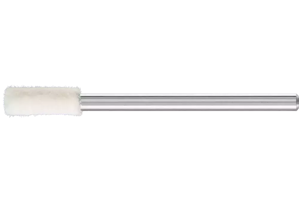 Średnio twarde filcowe trzpienie polerskie o kształcie walcowym Ø 4 × 12 mm trzpień Ø 3 mm 1