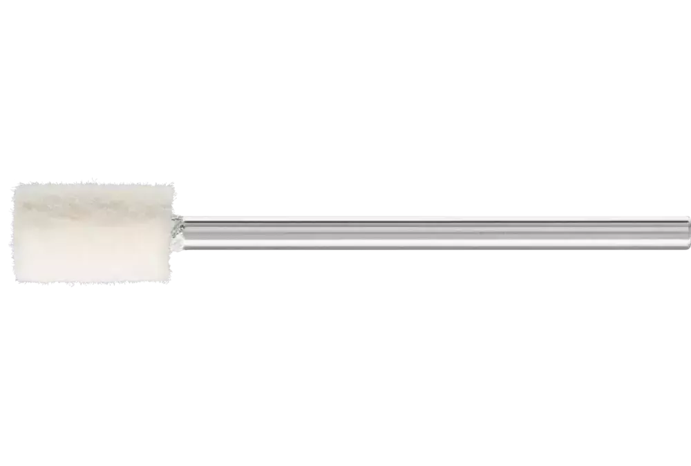 Średnio twarde filcowe trzpienie polerskie o kształcie walcowym Ø 6 × 10 mm trzpień Ø 2,35 mm 1