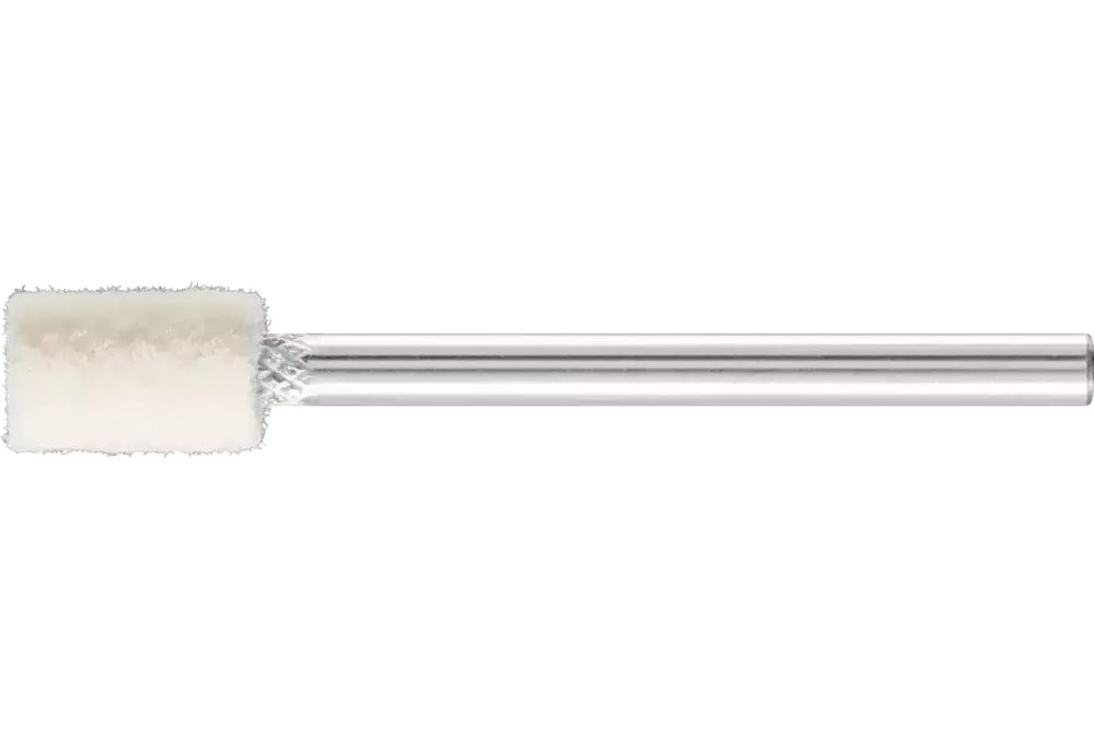 Twarde filcowe trzpienie polerskie o kształcie walcowym Ø 6 × 10 mm trzpień Ø 3 mm 1