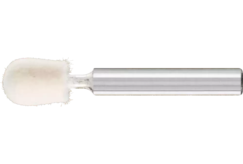 Średnio twarde filcowe trzpienie polerskie o kształcie kropli FK TRE Ø 10 × 14 mm trzpień Ø 6 mm 1