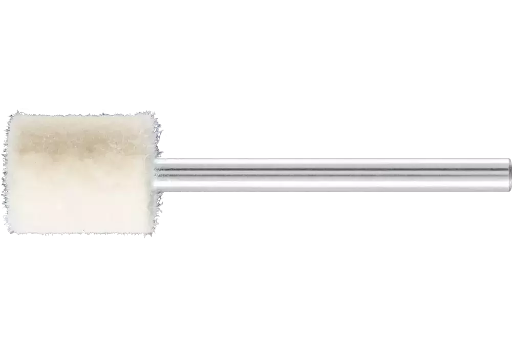 Średnio twarde filcowe trzpienie polerskie o kształcie walcowym Ø 10 × 12 mm trzpień Ø 3 mm 1