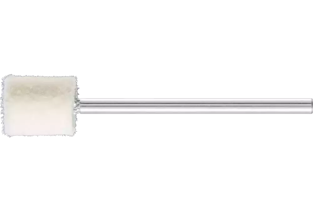 Średnio twarde filcowe trzpienie polerskie o kształcie walcowym Ø 8 × 10 mm trzpień Ø 2,35 mm 1