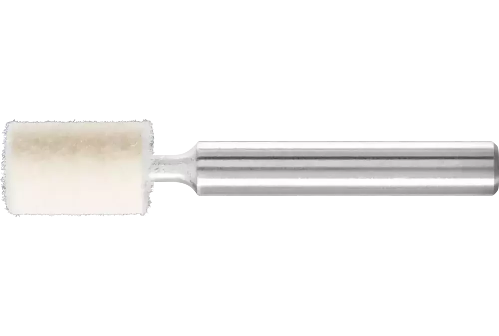 Twarde filcowe trzpienie polerskie o kształcie walcowym Ø 10 × 15 mm trzpień Ø 6 mm 1