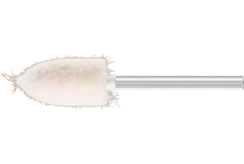 Średnio twarde filcowe trzpienie polerskie o kształcie ostrostożkowym Ø 10 × 18 mm trzpień Ø 3 mm 1