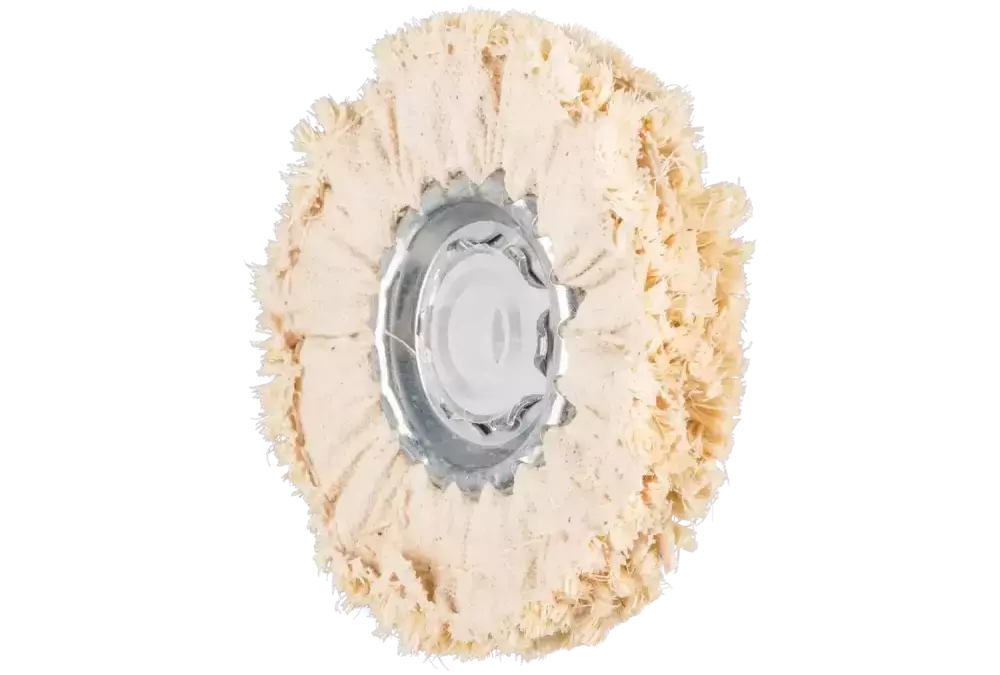 Pierścień tkaninowy TR sizal Ø 80 × 10 mm otwór Ø 10 mm do zgrubnego polerowania wstępnego z dodatkiem pasty polerskiej 1