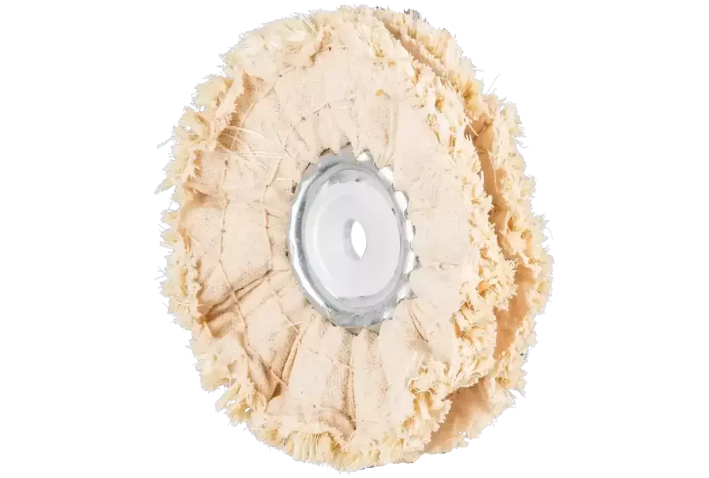 Pierścień tkaninowy TR sizal Ø 100 × 10 mm otwór Ø 10 mm do zgrubnego polerowania wstępnego z dodatkiem pasty polerskiej 1