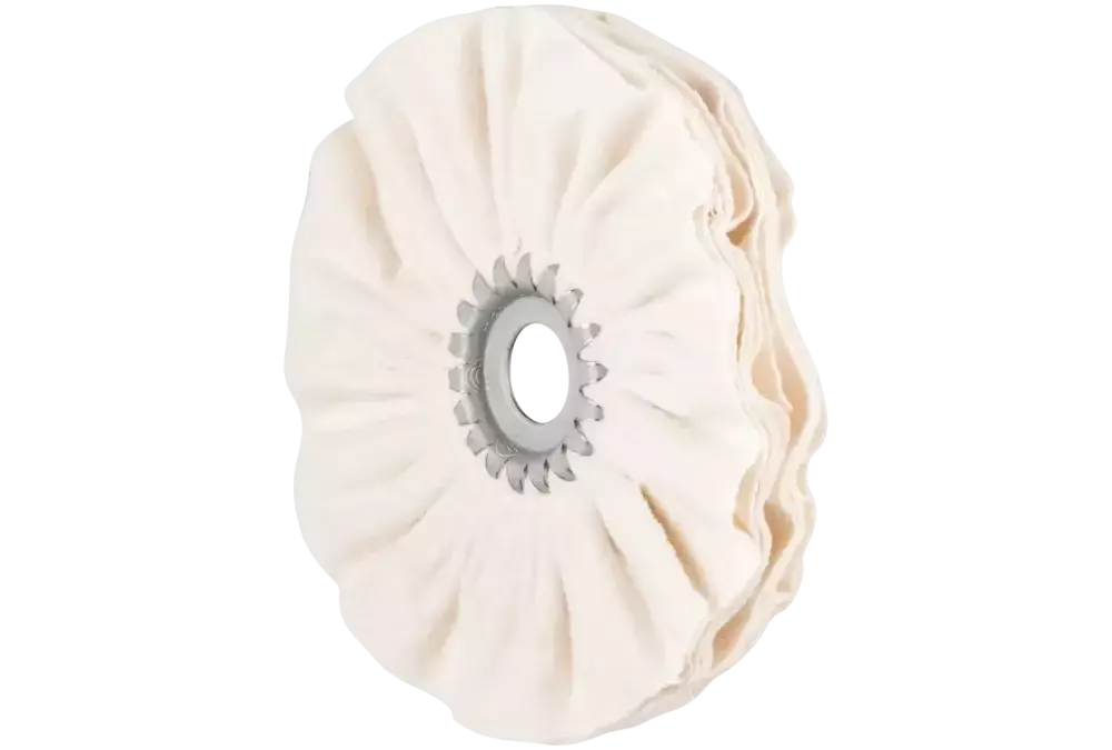 Pierścień tkaninowy TR flanela Ø 150 × 10 mm otwór Ø 20 mm do nabłyszczania i polerowania z dodatkiem pasty polerskiej 1