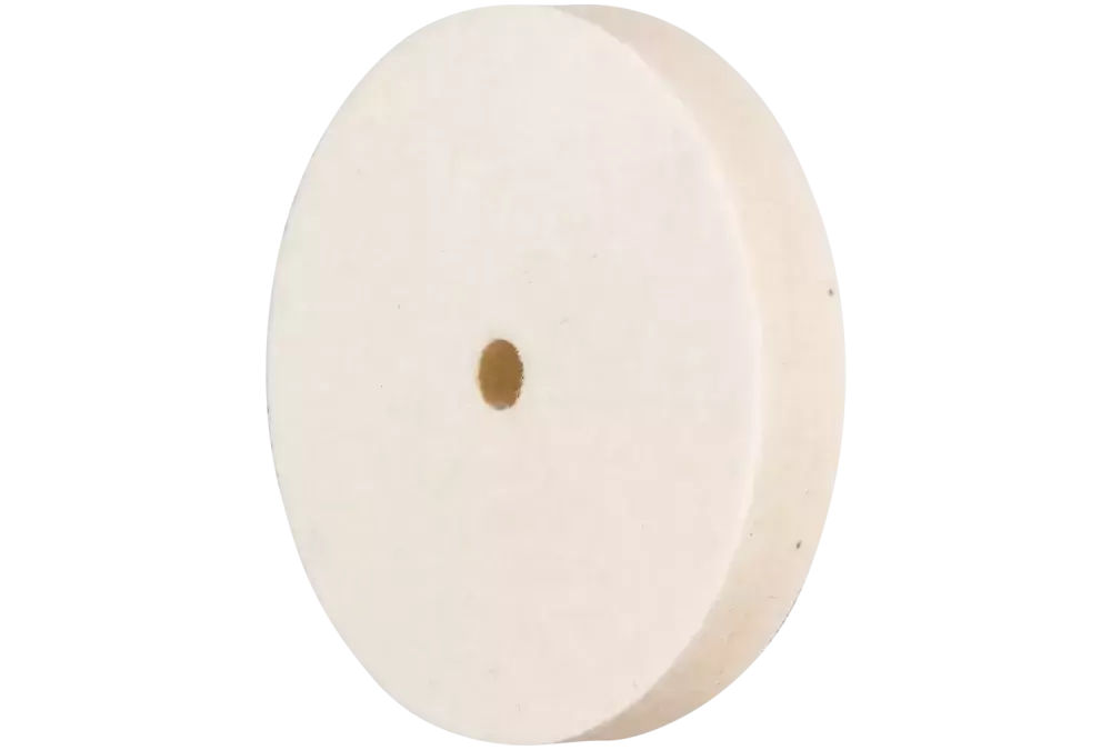 Średnio twardy krążek filcowy FKSC Ø 60 × 10 mm do otworu Ø 6 mm do uniwersalnych prac polerskich 1