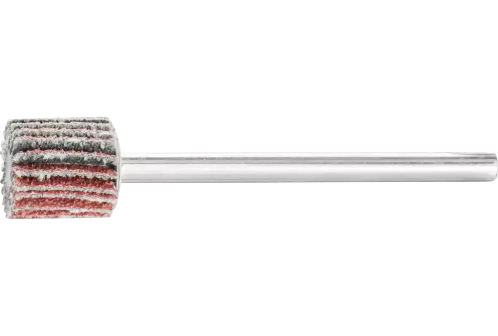 Ściernica wachlarzowa F Korund Ø 10 × 10 mm trzpień Ø 3 mm A80 do szlifu dokładnego i wykończeniowego 1