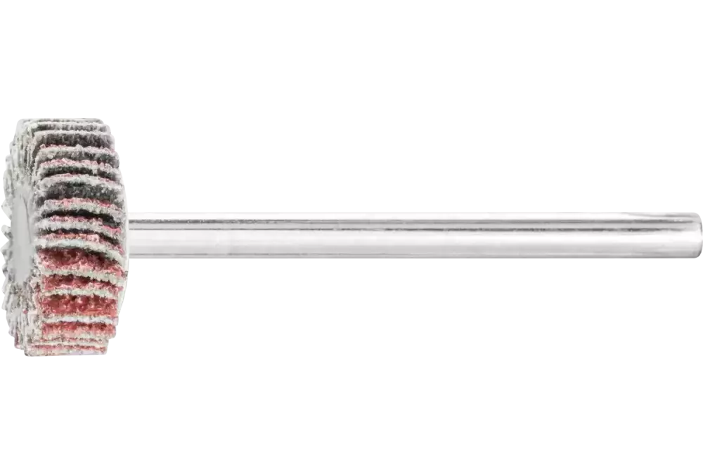 Ściernica wachlarzowa F Korund Ø 15 × 5 mm trzpień Ø 3 mm A60 do szlifu dokładnego i wykończeniowego 1