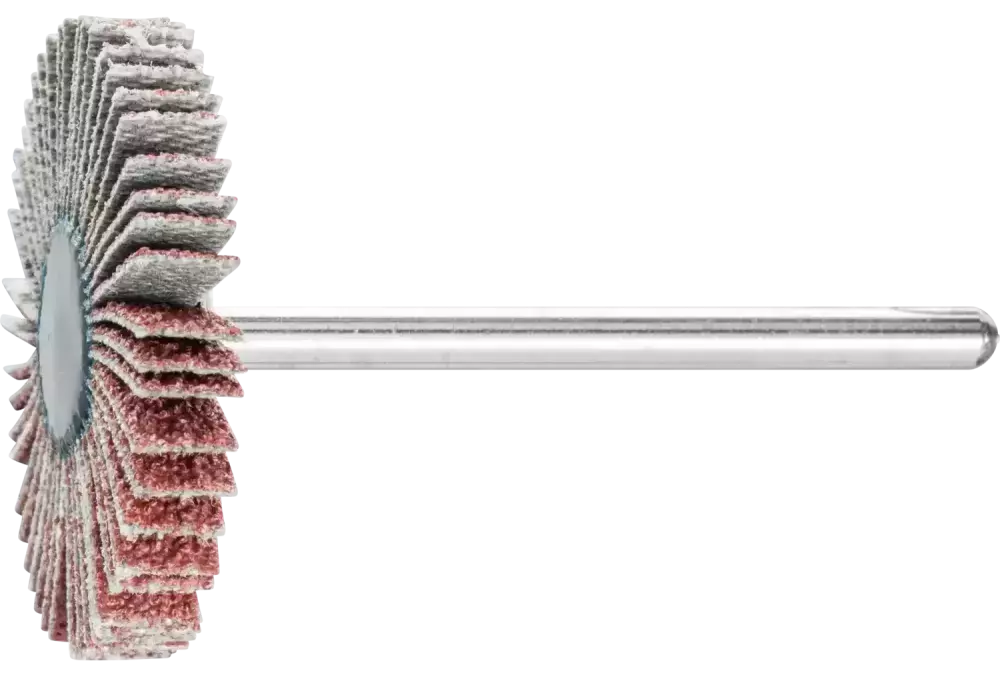Ściernica wachlarzowa F Korund Ø 30 × 5 mm trzpień Ø 3 mm A60 do szlifu dokładnego i wykończeniowego 1