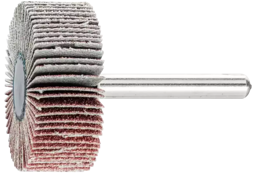 Ściernica wachlarzowa F Korund Ø 40 × 15 mm trzpień Ø 6 mm A80 do szlifu dokładnego i wykończeniowego 1