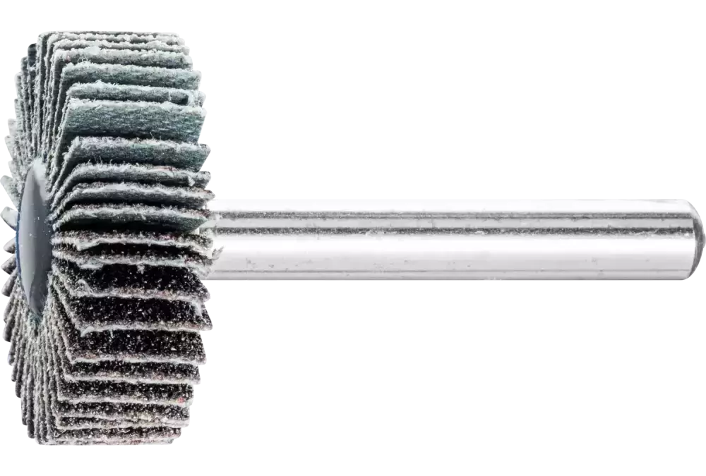 Ściernica wachlarzowa SIC F Ø 30 × 10 mm trzpień Ø 6 mm SIC80 do twardych metali nieżelaznych 1