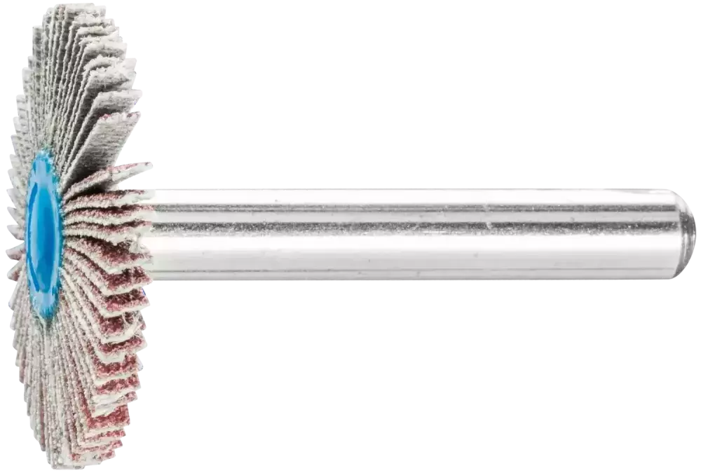 Ściernica wachlarzowa F Korund Ø 30 × 3 mm trzpień Ø 6 mm A80 do szlifu dokładnego i wykończeniowego 1
