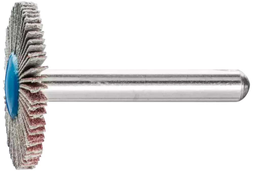 Ściernica wachlarzowa F Korund Ø 30 × 3 mm trzpień Ø 6 mm A120 do szlifu dokładnego i wykończeniowego 1
