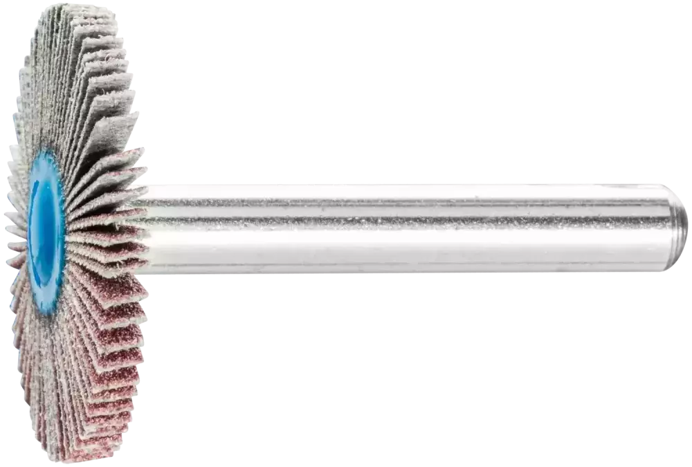 Ściernica wachlarzowa F Korund Ø 30 × 3 mm trzpień Ø 6 mm A150 do szlifu dokładnego i wykończeniowego 1