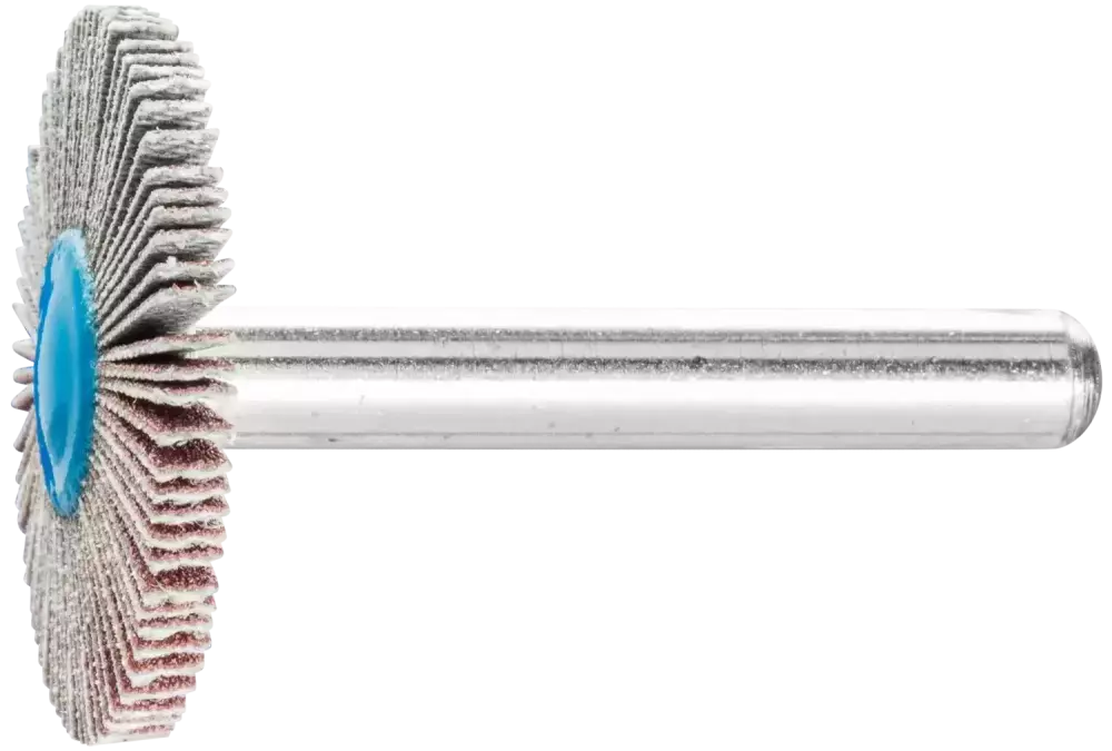 Ściernica wachlarzowa F Korund Ø 30 × 3 mm trzpień Ø 6 mm A180 do szlifu dokładnego i wykończeniowego 1