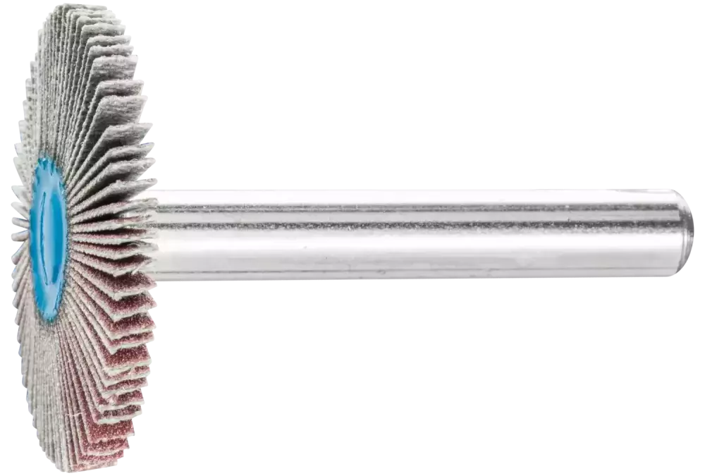 Ściernica wachlarzowa F Korund Ø 30 × 3 mm trzpień Ø 6 mm A240 do szlifu dokładnego i wykończeniowego 1