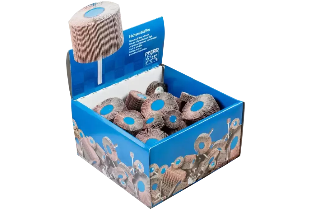 Zestaw ściernic wachlarzowych FSO 5400 Ø40 do 80 mm, szerokość 15 do 40 mm, ziarno 60 do 150 1