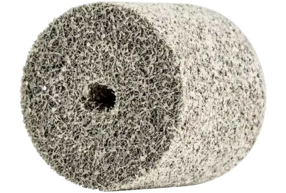Dysk z włókniny prasowanej POLINOX PNER Ø 25 × 25 mm do otworu Ø 6 mm twardy A drobnoziarnisty do wykańczania 1