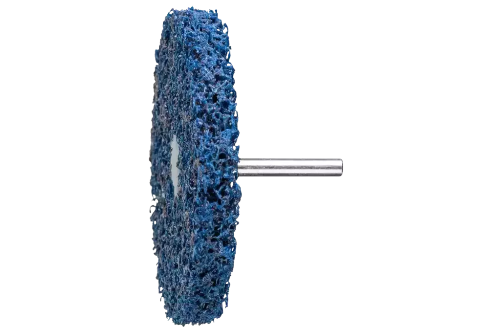 Włóknina czyszcząca POLICLEAN PLUS PCLZY Ø 100 × 13 mm trzpień Ø 6 mm do zgrubnych prac czyszczących 1