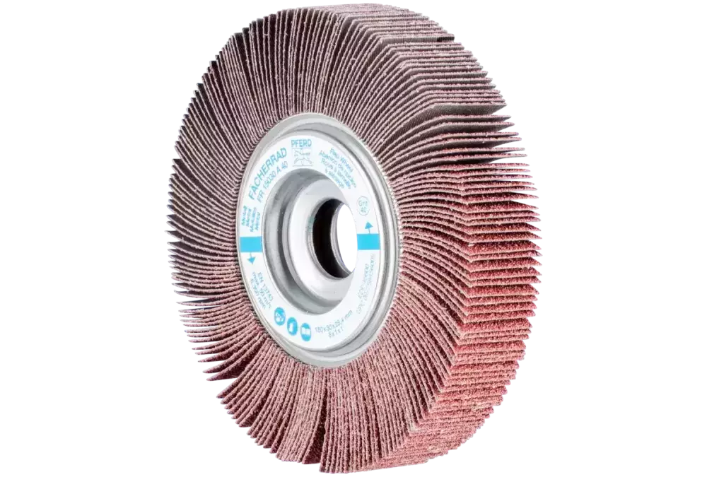 Ściernica listkowa FR Ø 150 × 30 mm otwór Ø 25,4 mm A40 do uniwersalnego zastosowania 1