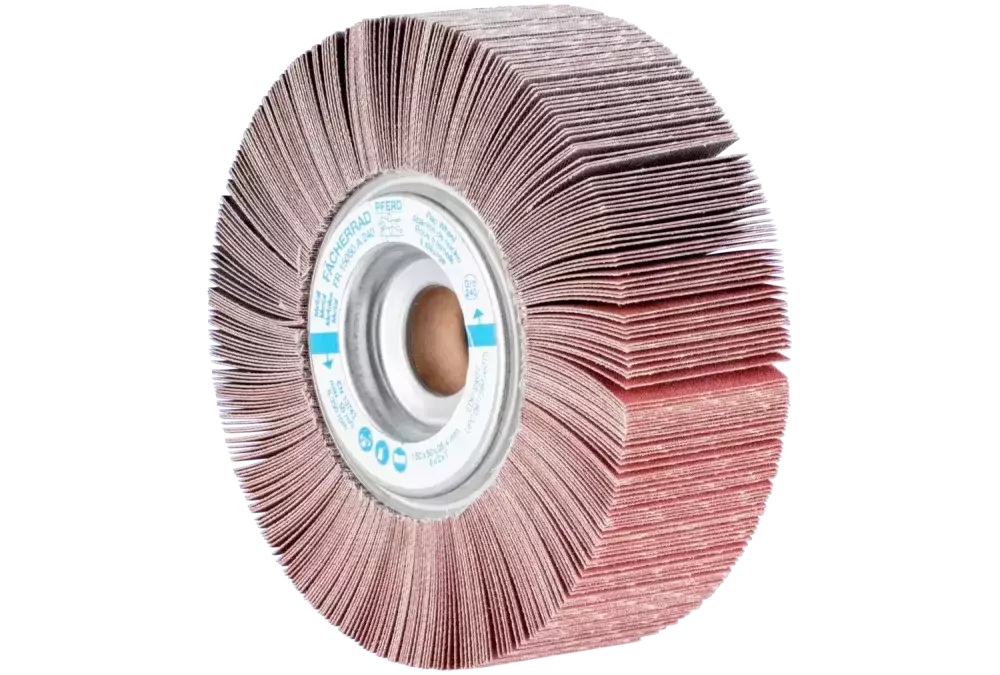 Ściernica listkowa FR Ø 150 × 50 mm otwór Ø 25,4 mm A240 do uniwersalnego zastosowania 1