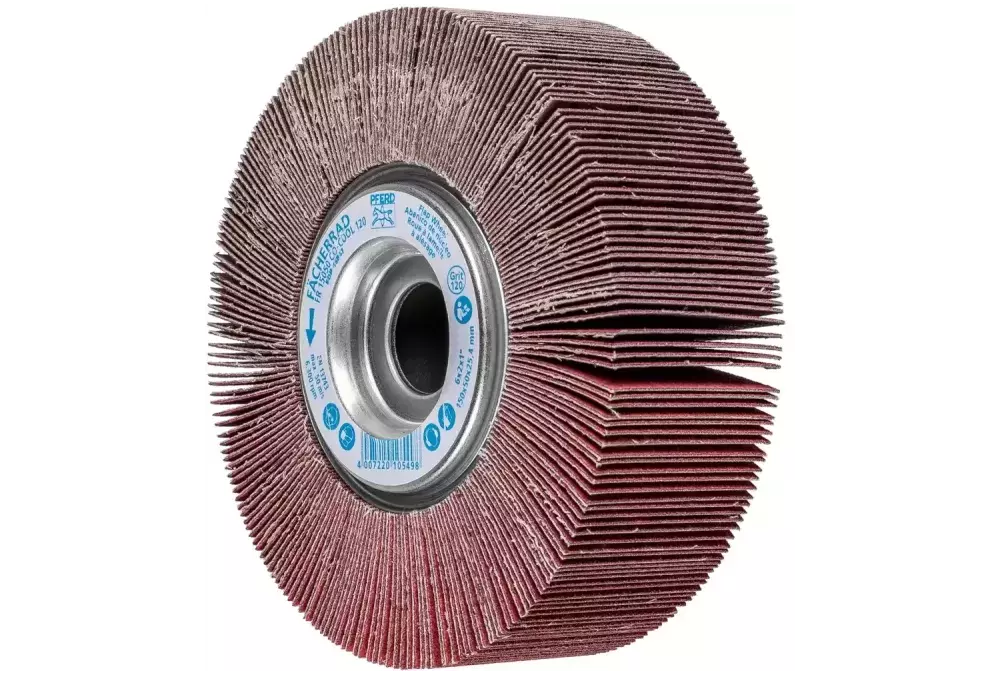 Ściernica listkowa FR Ø 150 × 50 mm otwór Ø 25,4 mm CO-COOL120 do chłodnego szlifu stali nierdzewnej 1